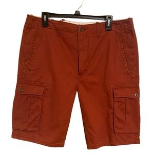 NWT Levi's Men's Ace Cargo Twill Short Burnt Henna Men’s Size 34W